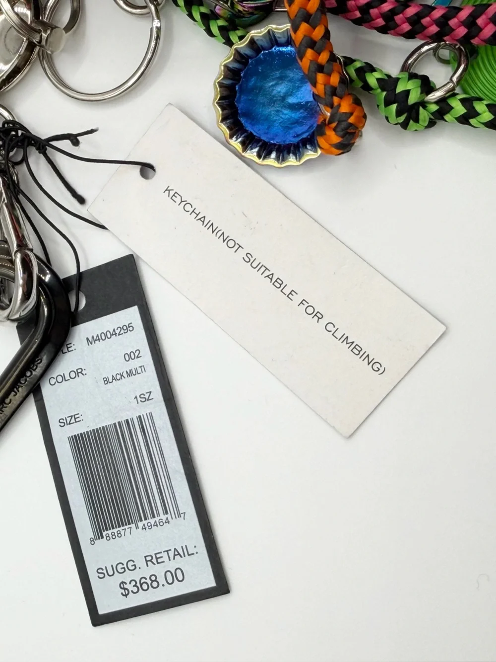 Marc by Marc Jacobs Oversized Multi Charm Keychain Bag Charm NWT $368